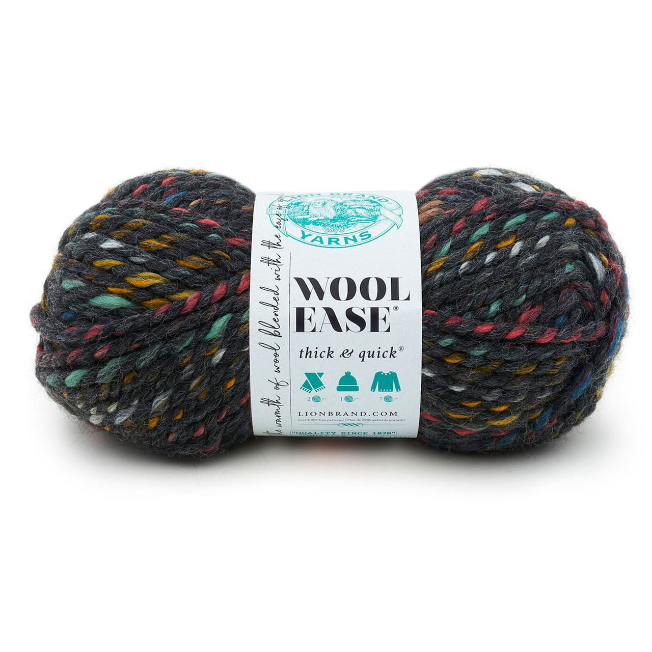 15 Pack: Lion Brand® Wool-Ease® Thick & Quick® Yarn, Prints, Stripes & Metallics
